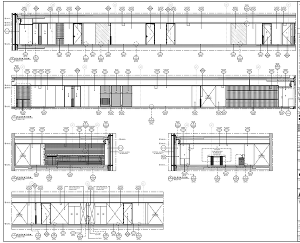 31st Floor Interior Elevation Drawings AutoCAD DWG Detail Plan
