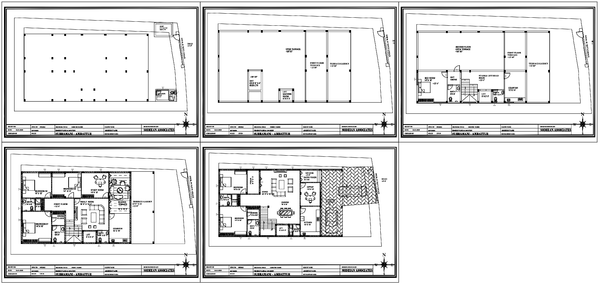 3BHK Residential House Plan 16ft Gate 6x5 Lift 1:70 Scale DWG