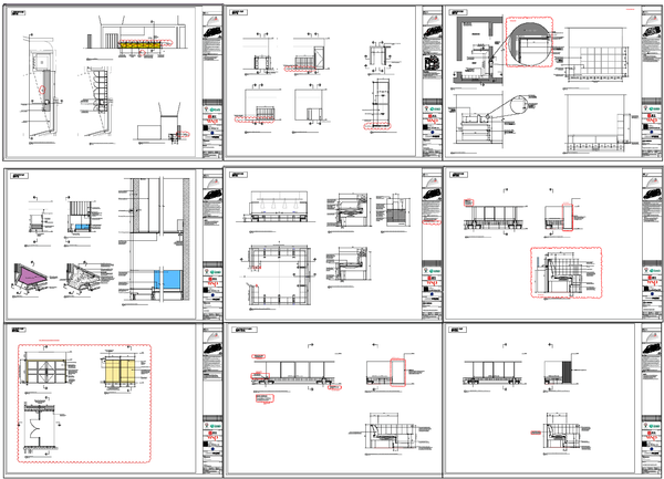 Cafe Banquette Seating Detail With Dimensions, Material, AutoCAD DWG