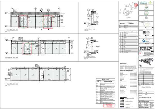 CW17 Curtain Wall Elevation Section 1:50 PH GF DWG Drawing File