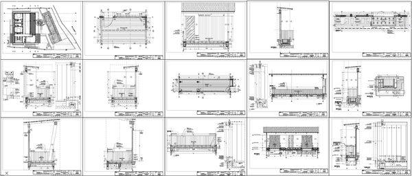 Balcony Railing Detail Plan Section Guardrail CAD Drawing Layout