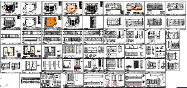 Concert Hall Architectural Plan 45m x 38m Layout Seating Stage Design
