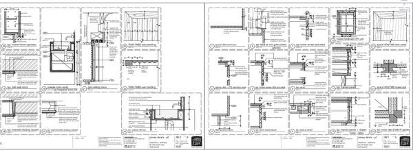 Furniture Joint Detail Cabinet Vanity Bench Panel Section Drawing