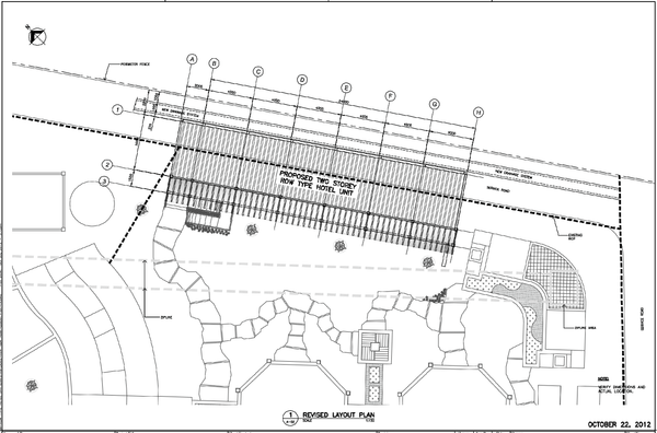 Hotel Unit Layout Plan 4000 Grid Two Storey Site DWG Designs