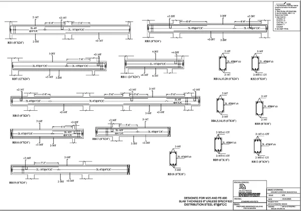 35x25m Sports Complex AutoCAD Drawing Column Plan Layout Design