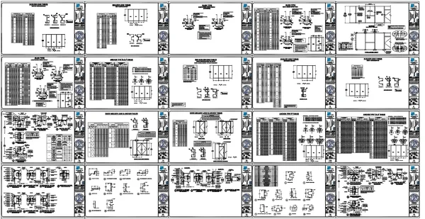 FL14218 R14 II YKK159 SS Curtain Wall Mullion Load Tables DWG