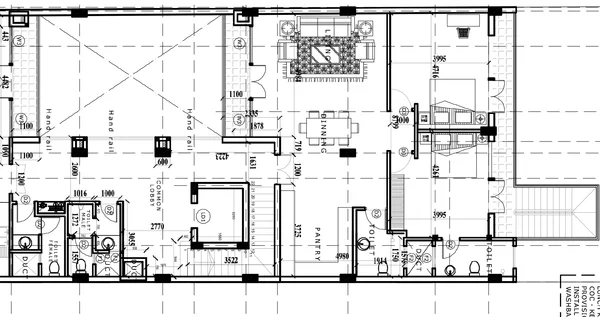 House Layout DWG Sixth Floor Plan With Room Dimensions Detail
