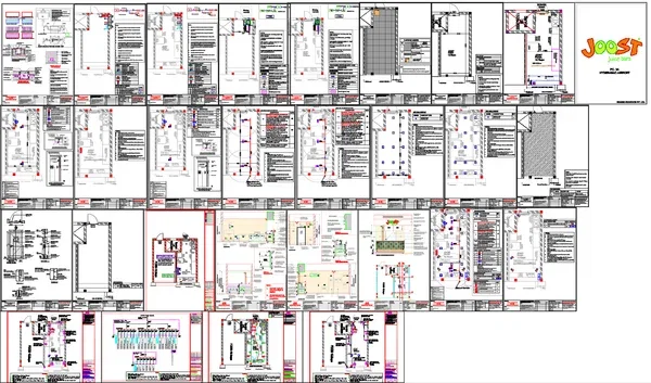 Joost Foodcourt DWG Plan With Layout Dimensions Hyderabad Airport