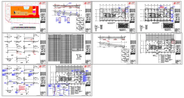Loading Plan Additional Bottom Reinforcement 400x800 Beam DWG