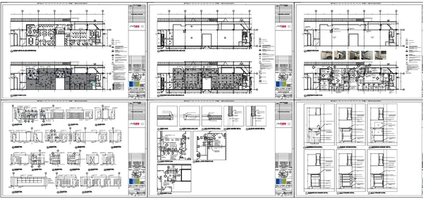 PBS security office main work demo proposed RCP drawing sets