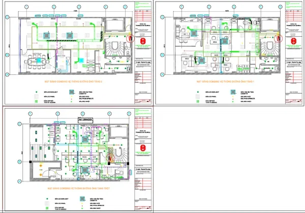Public Bank Vietnam MEP Floor Plan layout DWG Layout 17693 mm