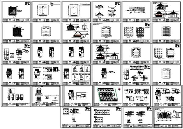 Society Plotting Plan DWG With House Layout And Dimensions plan