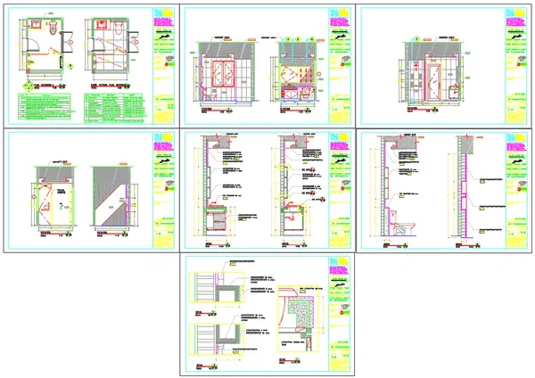 Toilet Bathroom DWG Layout Plan With 2.00x3.10m Detail Design