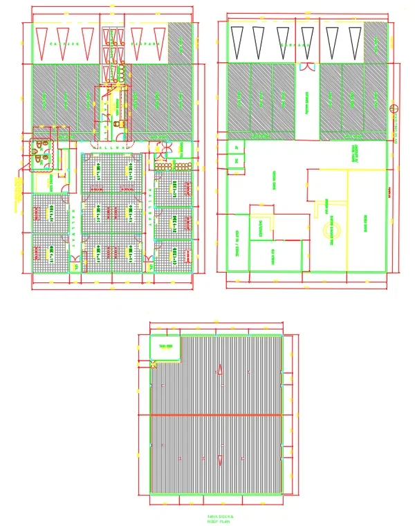 Commercial Building Layout AutoCAD DWG Parking Floor Plan files