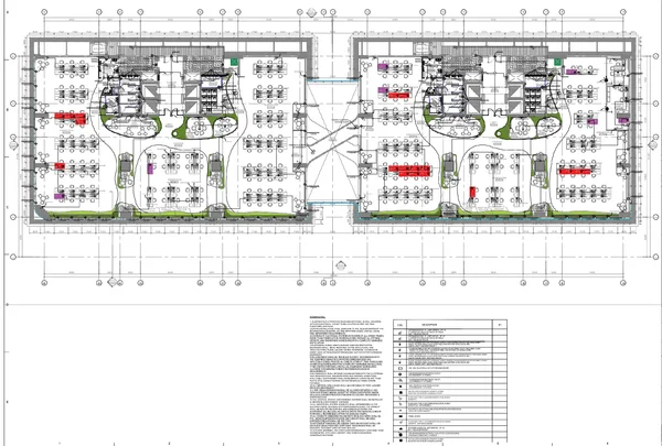 Corporate Building Electrical Layout DWG 89550mm Floor Plans