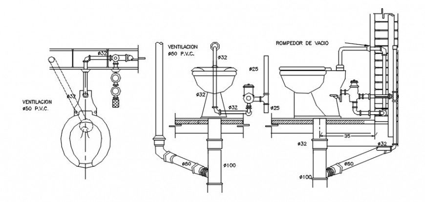 2 d cad drawing of Closet detailing Auto Cad software
