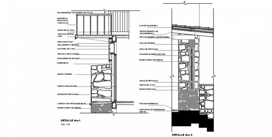  2 d cad drawing of Coated border detail auto cad software