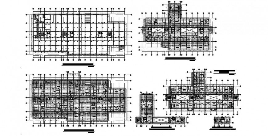  2 d cad drawing of Porpoised building of hospital auto cad software