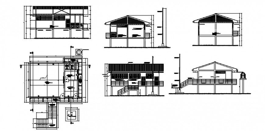 2 d cad drawing of Rural school flood plain autocad software