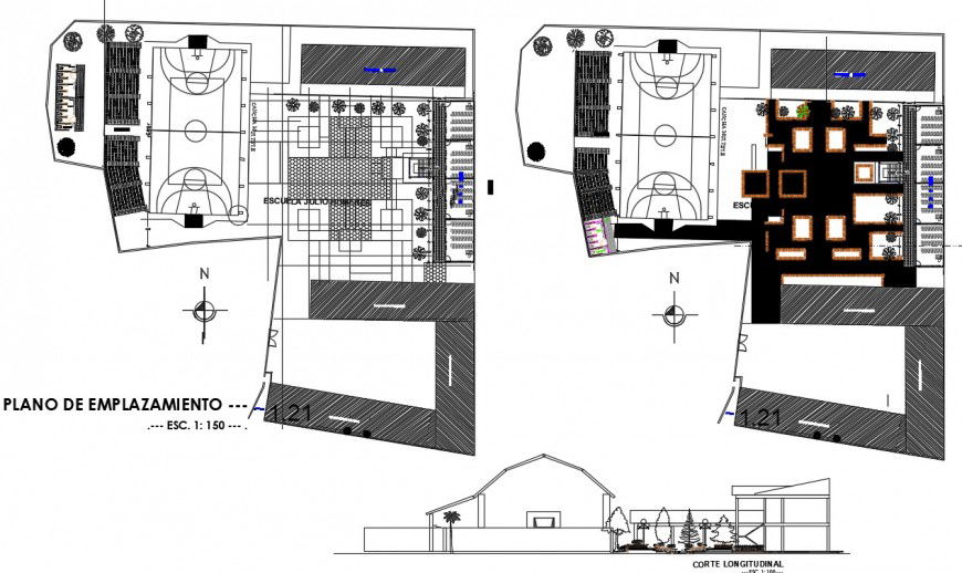 2 d cad drawing of Students recreation area auto cad software