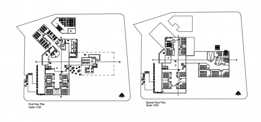 2 d cad drawing of University of architecture auto cad software