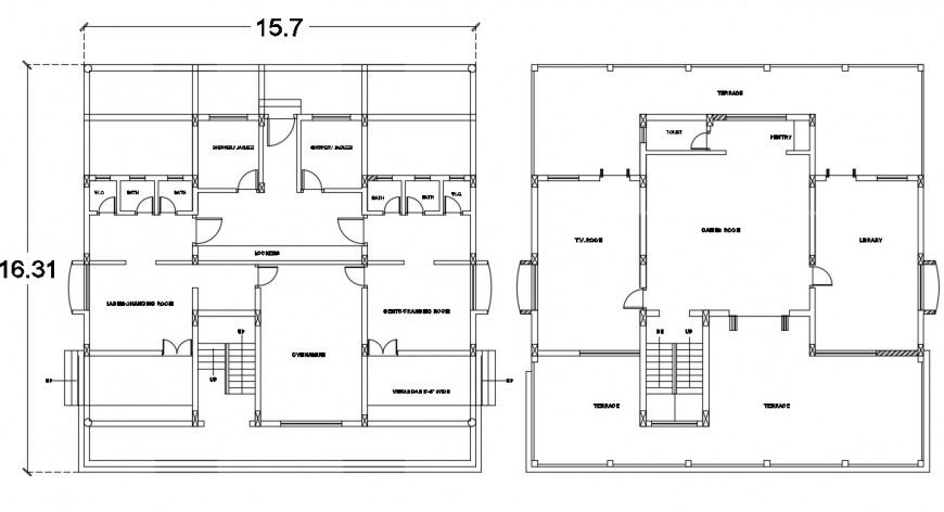 2d cad drawing of Cub house design autocad software