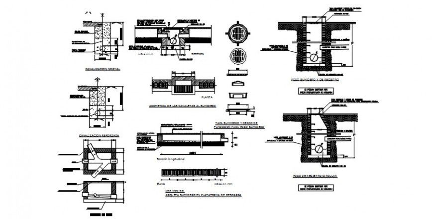 2d cad drawing of Deterioration detailing auto cad software