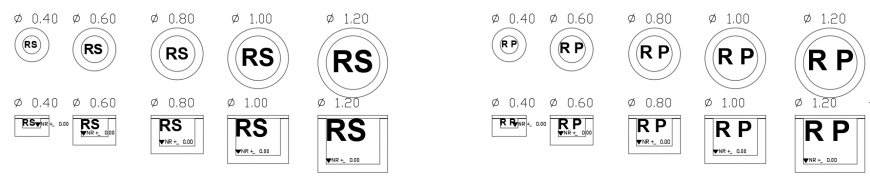  2d cad drawing of round rupees coins  autocad software