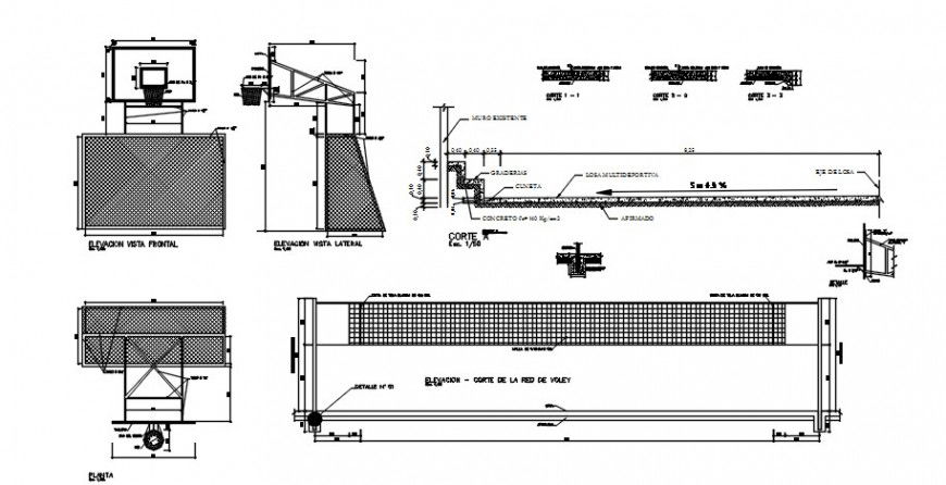 2d cad drawing of Sports flag stone autocad software