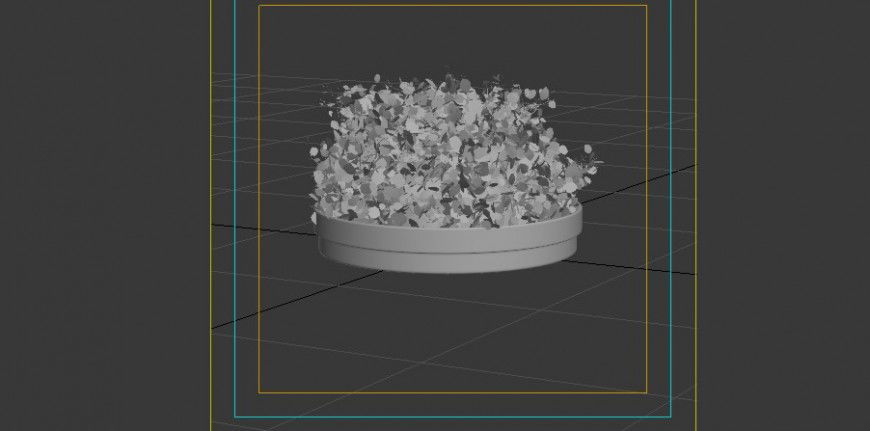  3d model of shrubs detail revit file