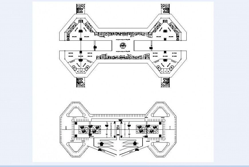 Airport plan in autocad software file