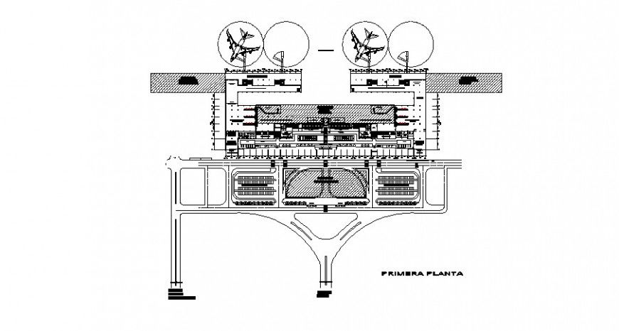Airport project detail autocad file