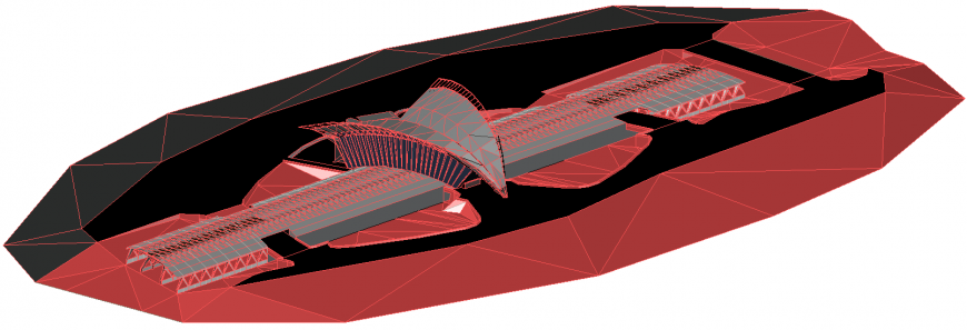  An 3D airport plan detail dwg file.