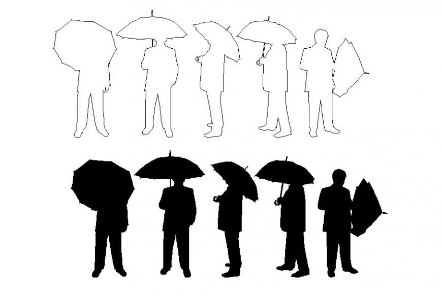  Drawing of human body block