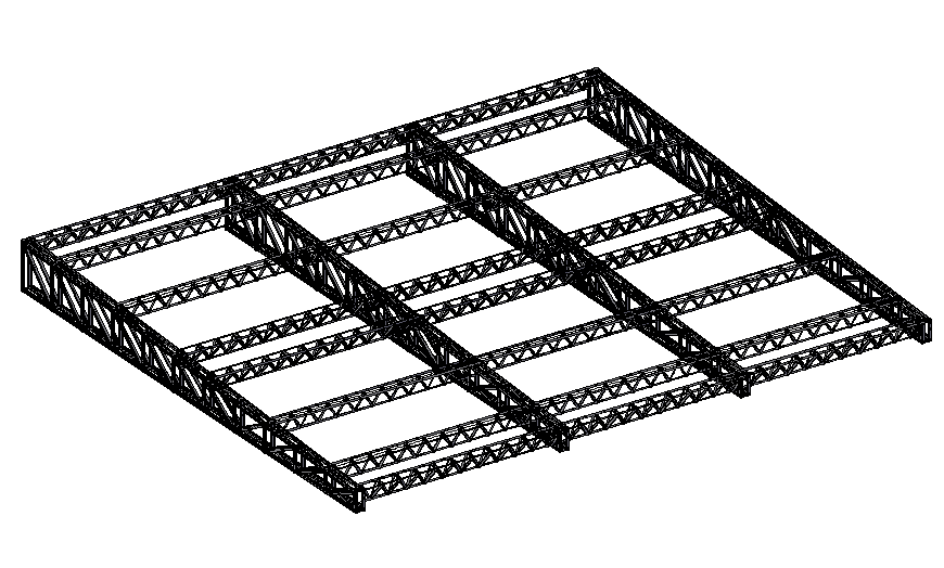  Industrial tusk roof drawing in dwg file.