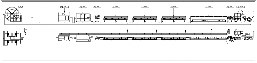 Machinery drawing in dwg file.