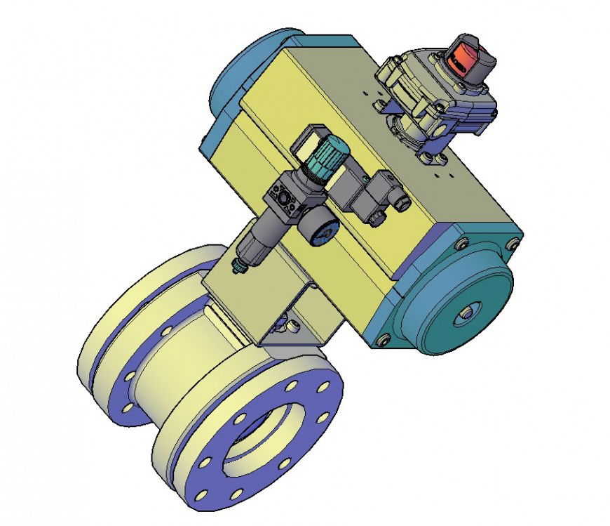  Mechanical structure CAD block 3d model layout file in autocad format