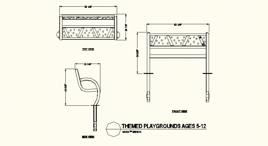  Pipe shaped themed park detail layout file