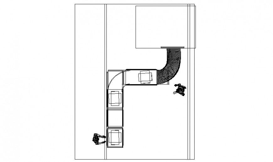  Ramp plan drawing detail plan 2d view autocad software file