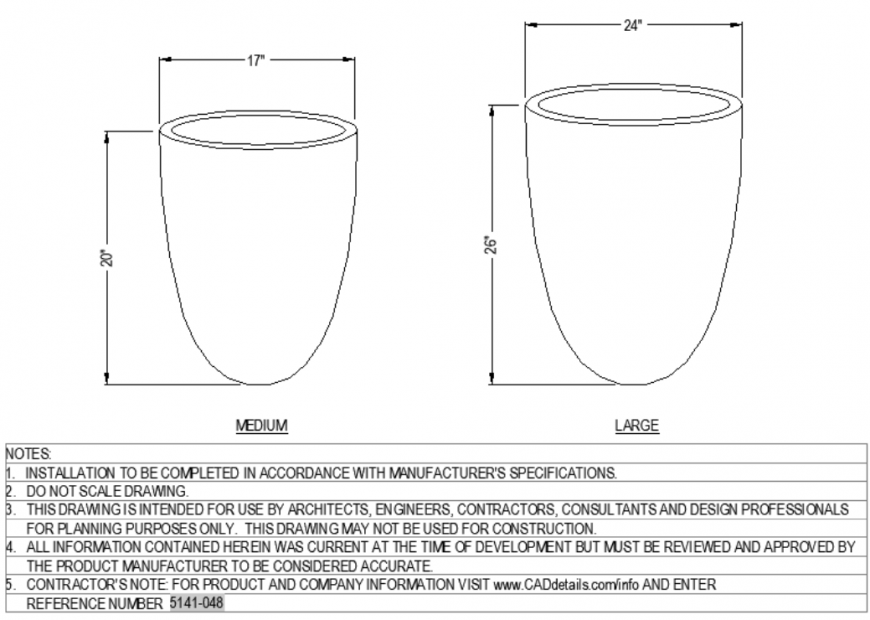  The desired pot plan detail dwg file.