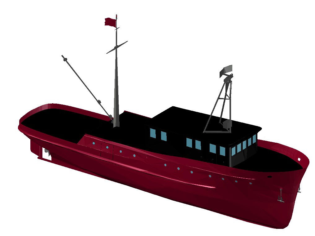 Ship 3D Design with Full Layout in AutoCAD DWG Drawing File