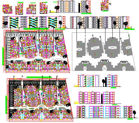  Architecture 5Floors Plan