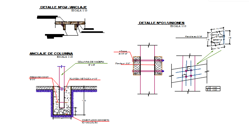 Construction detail dwg file