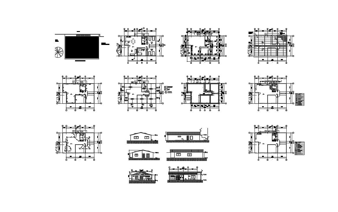 Download Free Home Frame Design In DWG File
