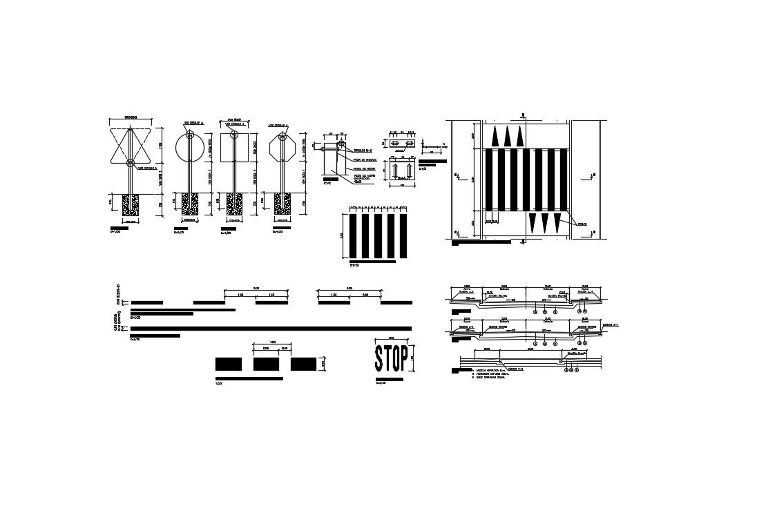 Download Free Road Layout Plan In DWG File