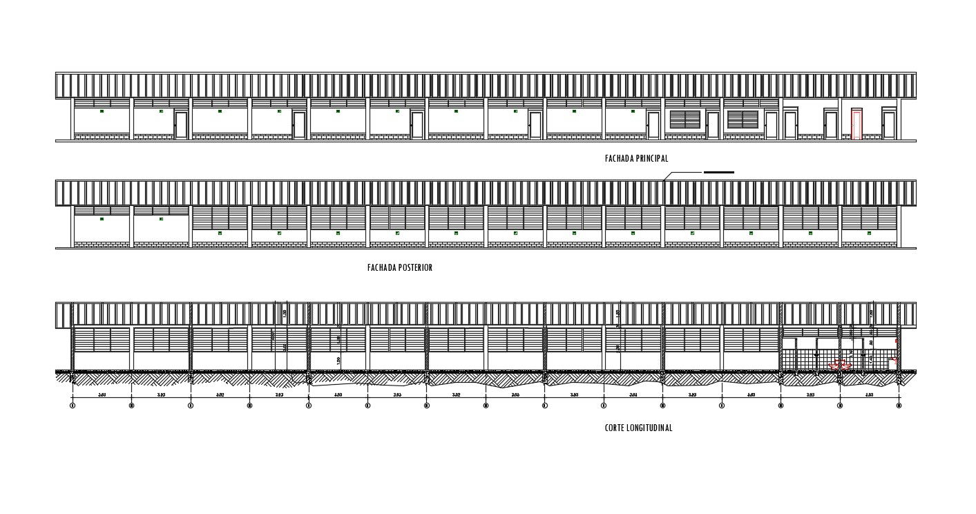 Download Free School Building Plan In DWG File