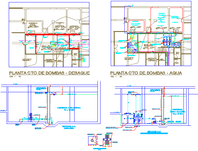 Health centre plan and elevation detail dwg file
