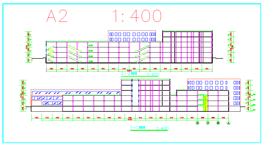 Information center area Elevation detail