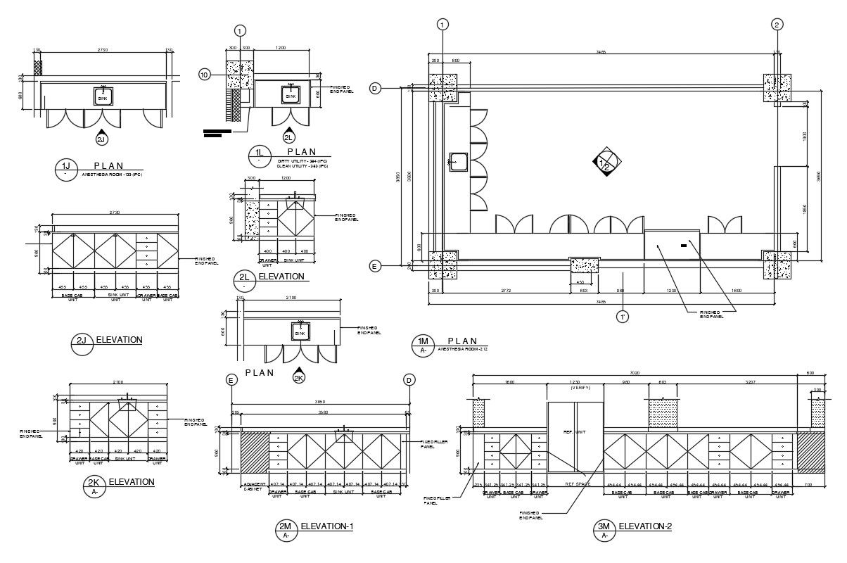 Kitchen Cabinet Design Drawing AutoCAD File