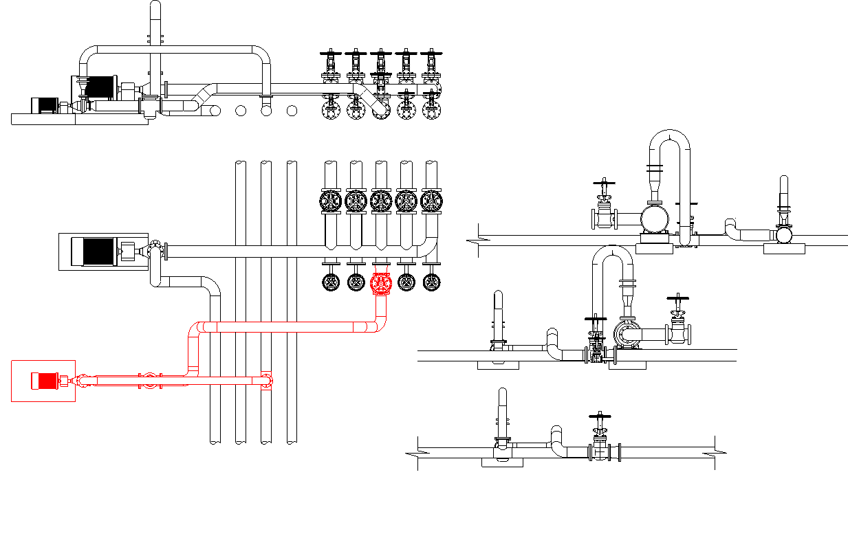 Machinary detail autocad file